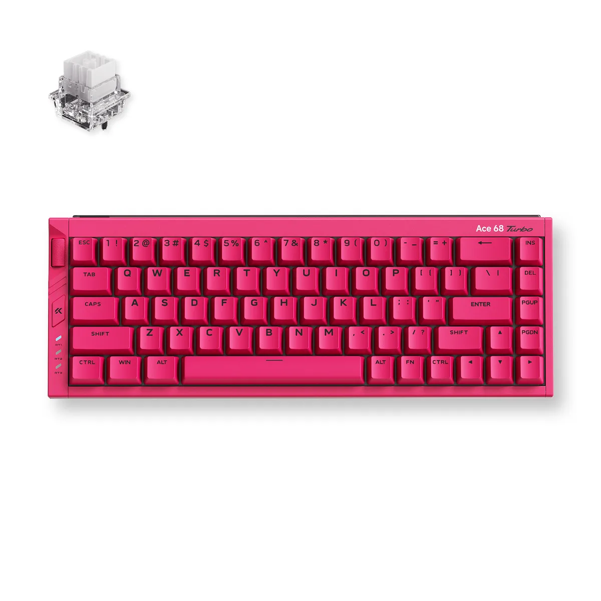 MCHOSE MCHOSE MC-Ace68Turbo-8 65% 68-key wired gaming keyboard Berry Red — fotografia produktu