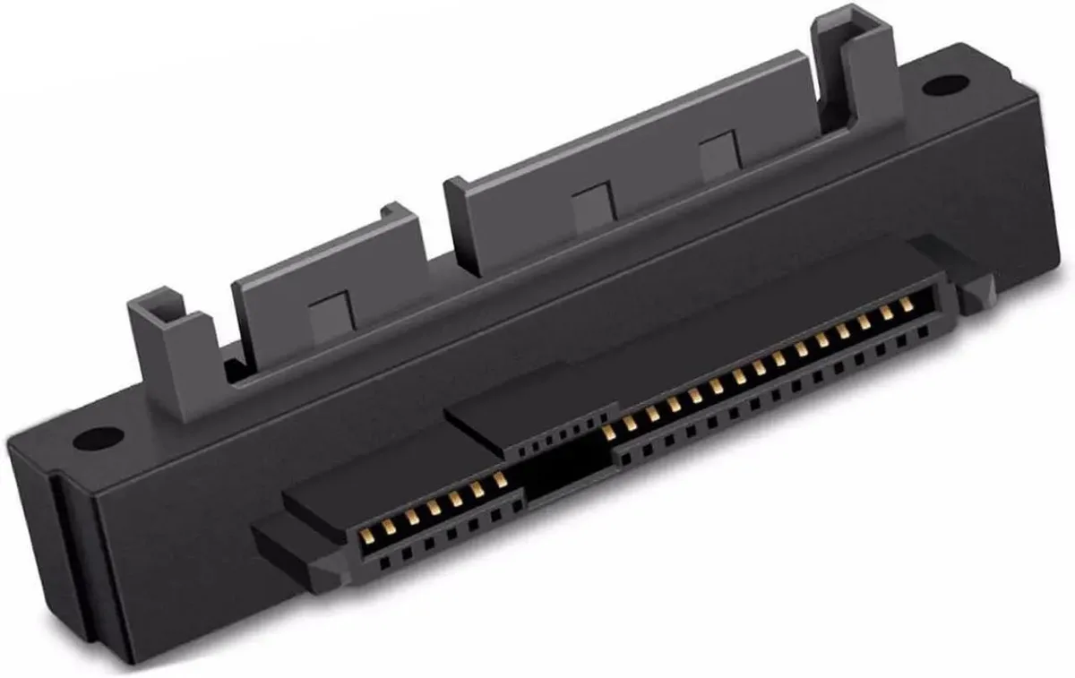 SMUGDESK SMUGDESK 90 Degree SFF-8482 29Pin SAS to SATA 22Pin Adapter — product photo