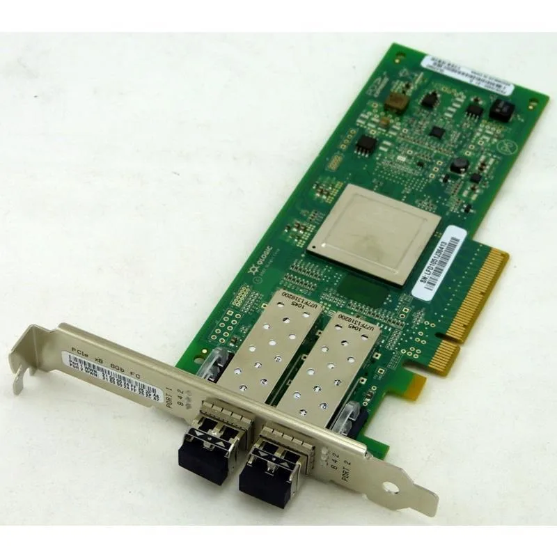QLogic Corp. QLogic Corp. QLE2562-E 8Gb Dual Port PCIe x4 Fibre Channel HBA Standard Bracket — ภาพสินค้า