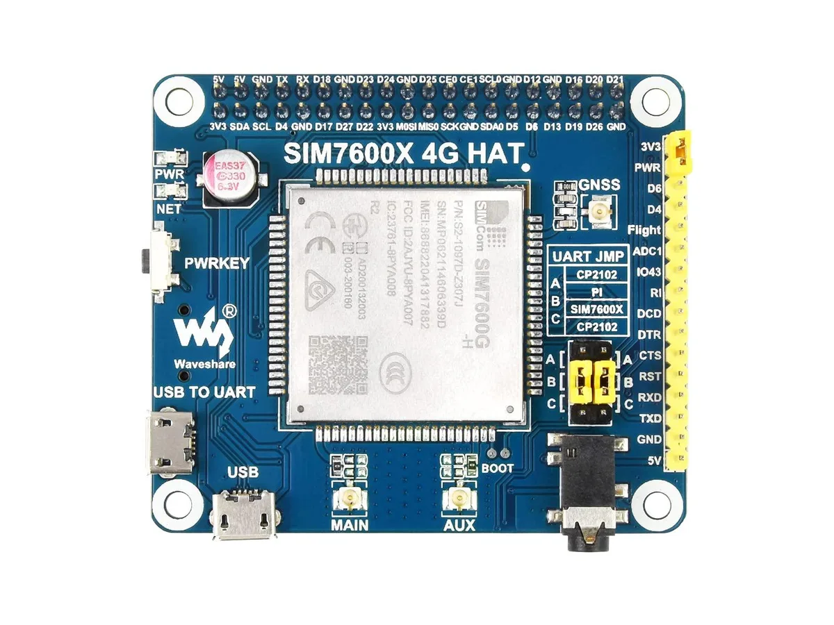 KEHIPI KEHIPI SIM7600G-H 4G HAT Development Board — 제품 사진