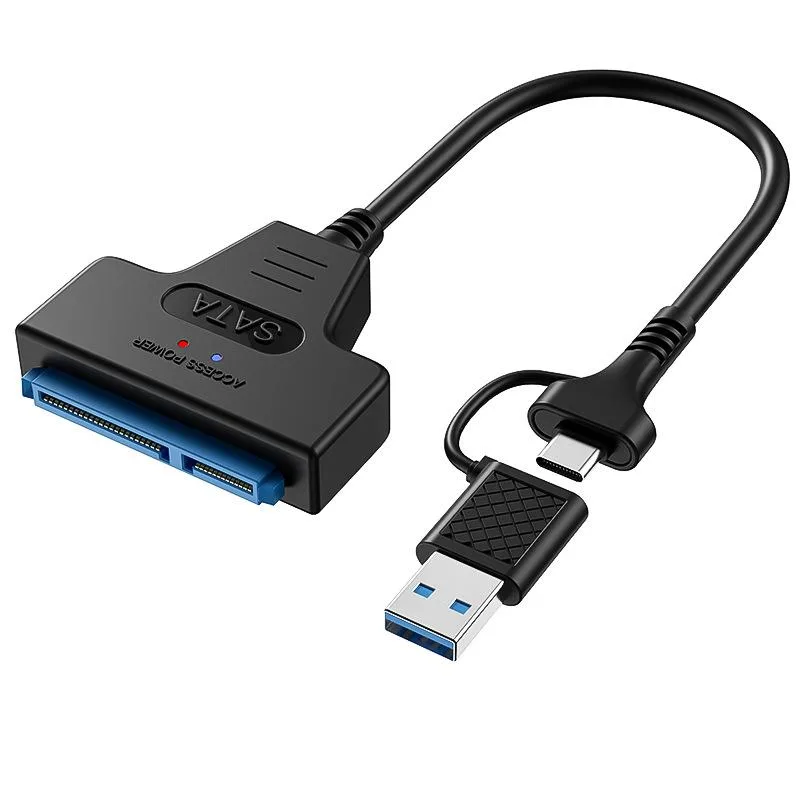 LUOM LUOM L06B2IN1 2in1 USB-C/USB 3.0 to SATA 2.5" hard drive adapter — productfoto