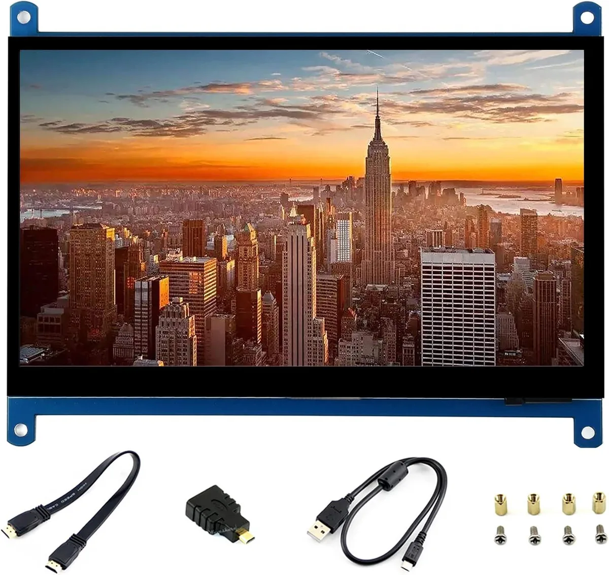 MCDODO MCDODO 7inch HDMI LCD IPS Capacitive Touch Screen 1024×600 Rev 4.1 — toote foto