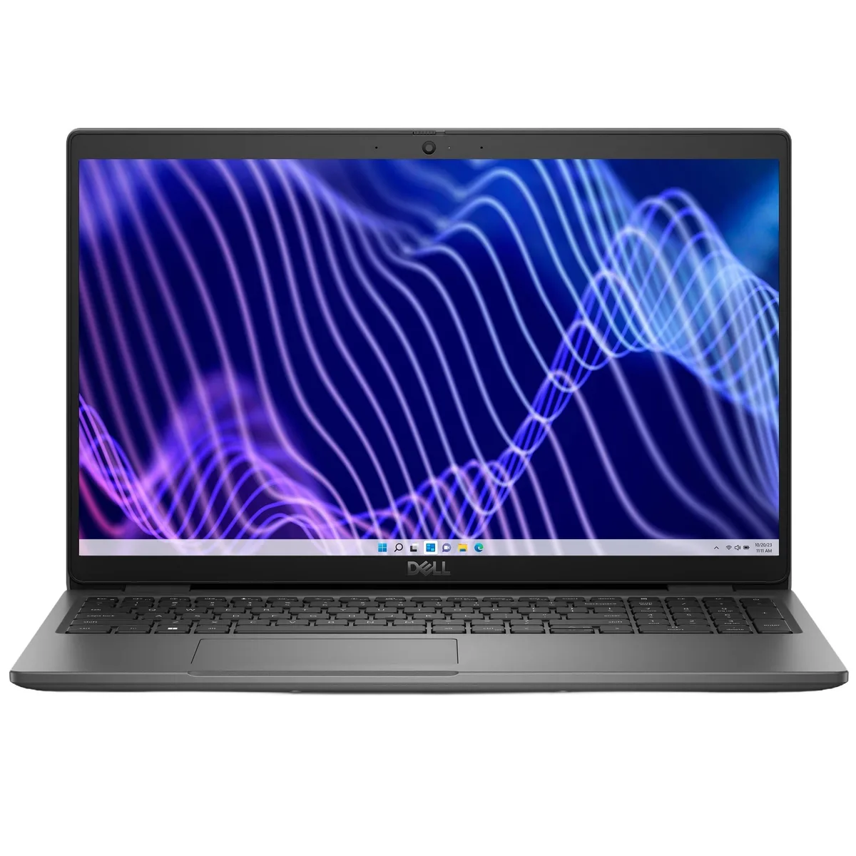 Gray Dell Latitude 3540 15.6 inch laptop closed view