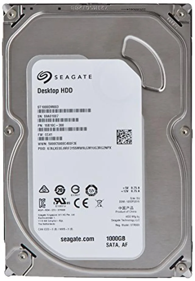 Seagate Seagate Barracuda ST1000DM003 1TB 7200RPM SATA 6.0Gb/s 64MB 3.5" internal hard drive — tuotekuva