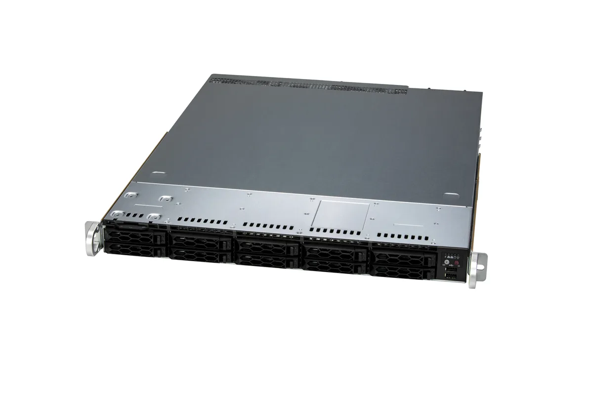 Supermicro Supermicro ARS-110M-NR-OTO-35 rack server, Ampere Altra Q64-22 2.2 GHz 64-core, 128GB DDR4, 960GB SSD — foto del producto
