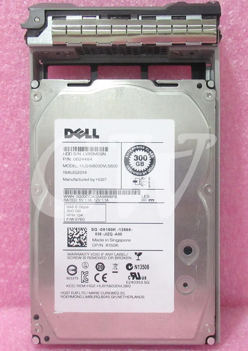 DELL DELL HUS156030VLS600 300GB 15K SAS 3.5" internal hard drive — 商品写真