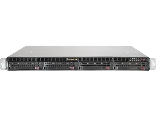 Supermicro Supermicro CSE-813MF2TQC-505CB 1U server chassis — produkto nuotrauka