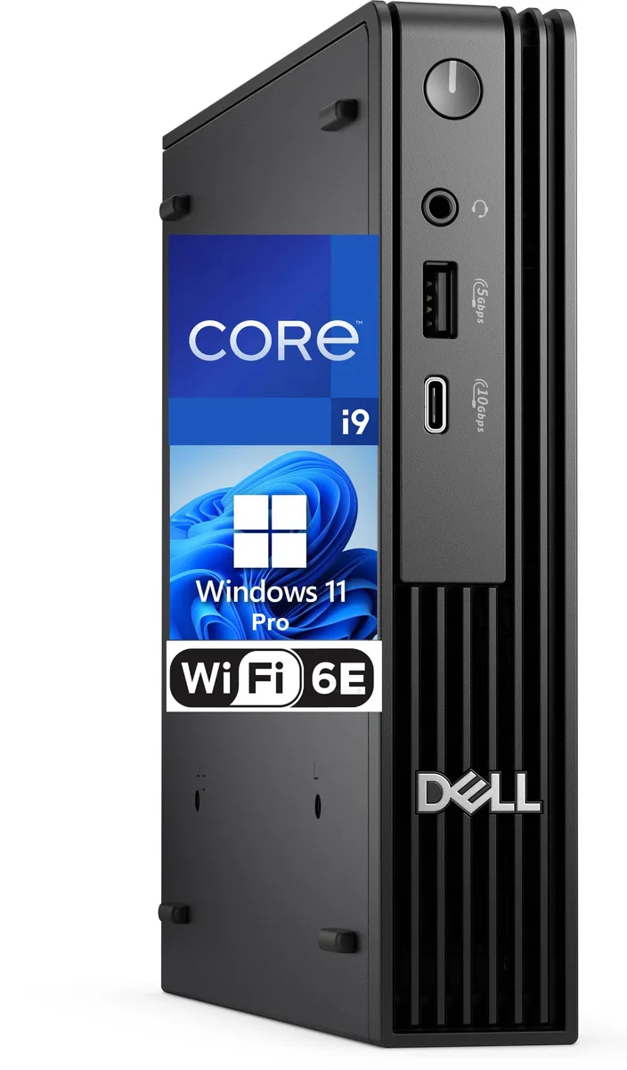 DELL DELL Pro Micro i9-12900K 16GB DDR5 256GB NVMe Windows 11 Pro Black desktop PC — product photo