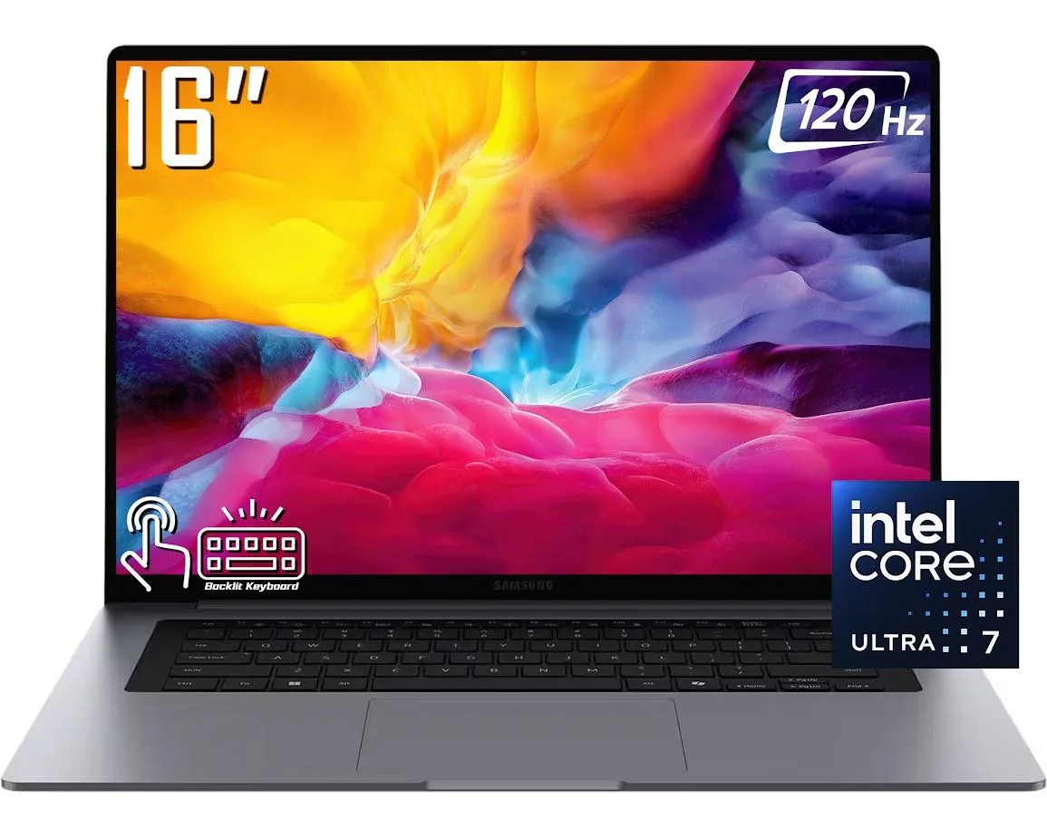 SAMSUNG SAMSUNG Galaxy Book 6 16" WUXGA 120Hz Touch Intel Core Ultra 7 355 16GB DDR5 2TB — ภาพสินค้า
