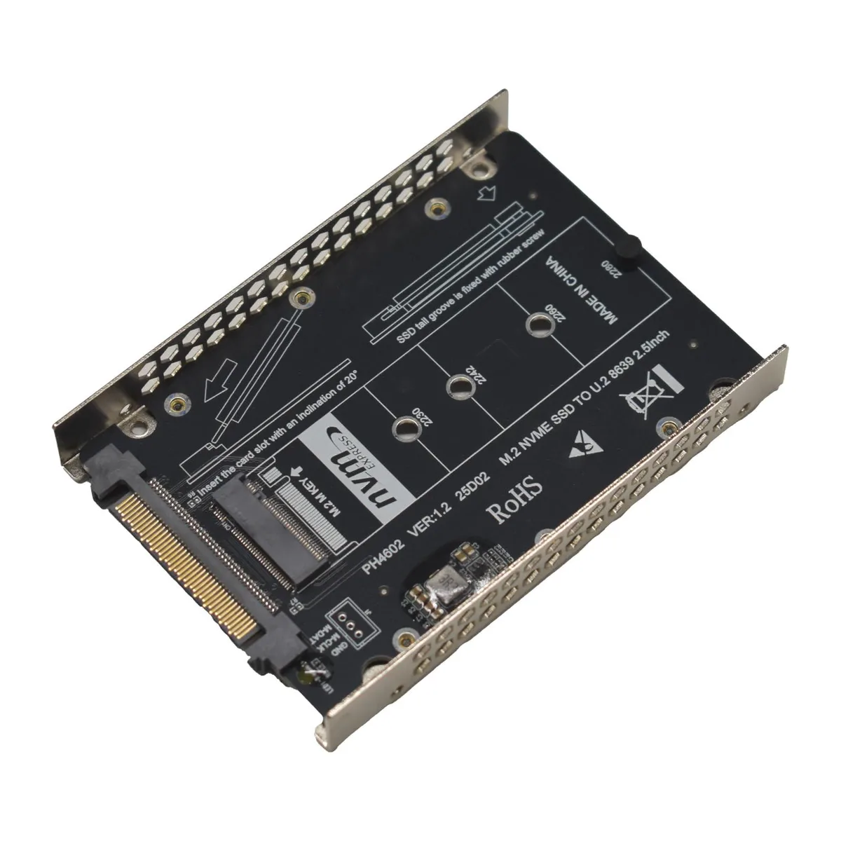 LetLinkSo LetLinkSo PCIe 4.0 U.2 to M.2 Adapter SFF-8639 — Produktfoto