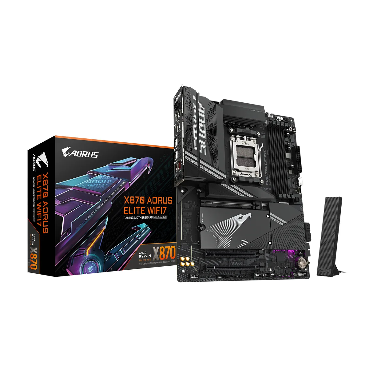 GIGABYTE GIGABYTE X870 AORUS ELITE WIFI7 AMD motherboard — photo du produit
