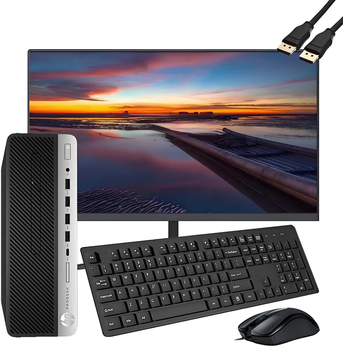 HP HP ProDesk 600 G3 SFF business desktop, i5-6500, 16GB DDR4, 256GB SSD, 21.5" FHD monitor, Win 11 Pro — fotografija proizvoda