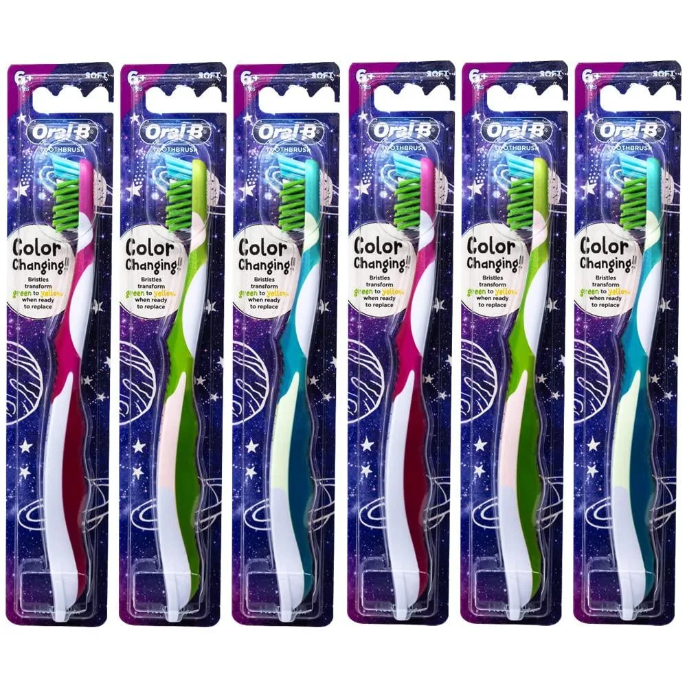Oral-B Pro-Health Junior CrossAction Galaxy Soft Toothbrush Pack of 6 — produkto nuotrauka