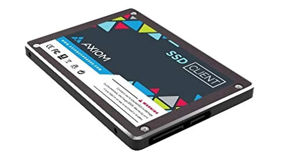 Axiom C550N 2.5 inch SATA SSD thin silver metal case