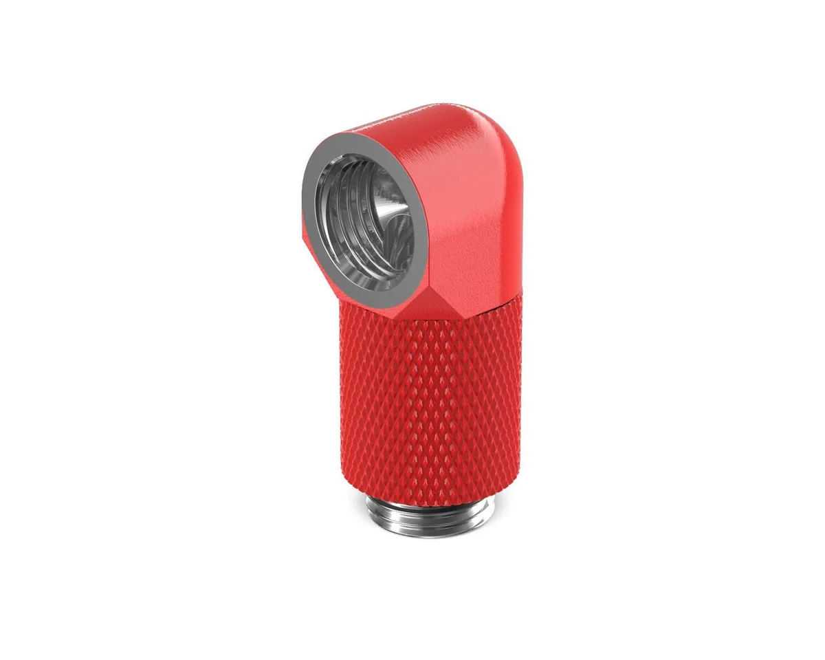 PrimoChill PrimoChill G1/4 90° Rotary 20mm Extension Elbow Fitting Razor Red — 商品照片