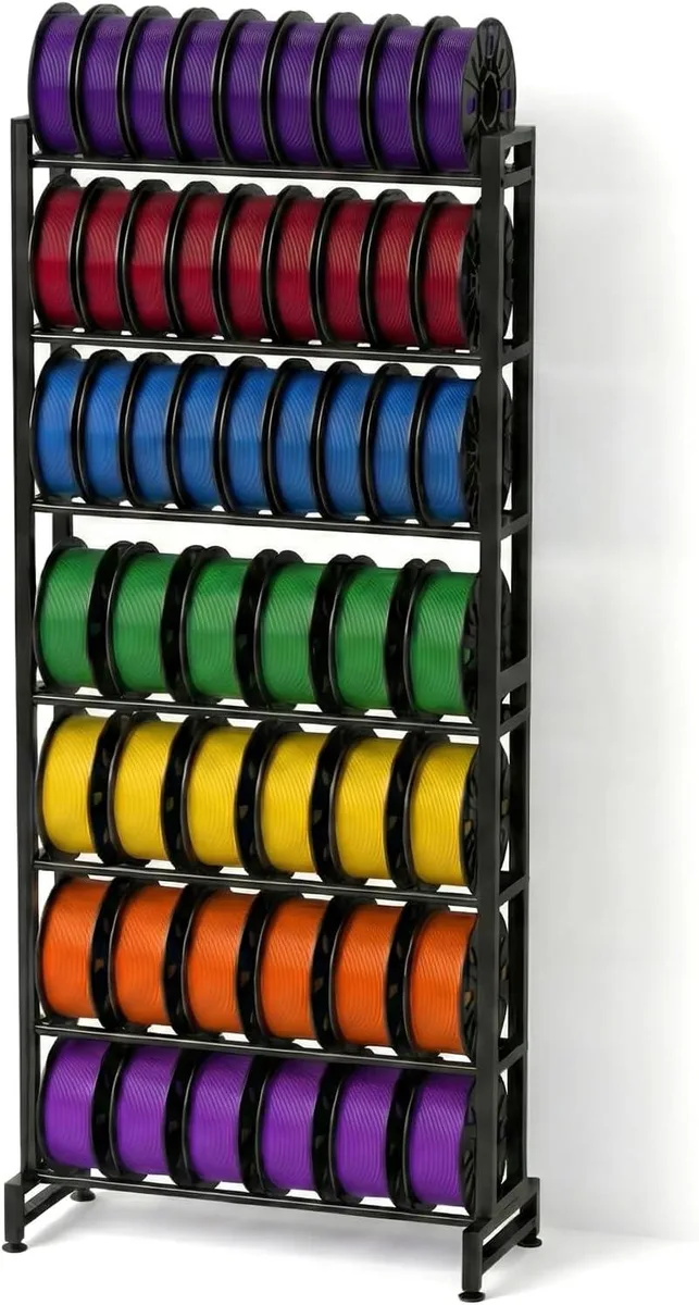 BFKK BFKK 7-Tier Filament Rack 84 Spools 130 lbs 200g-5kg 3d printers accessory — 商品照片