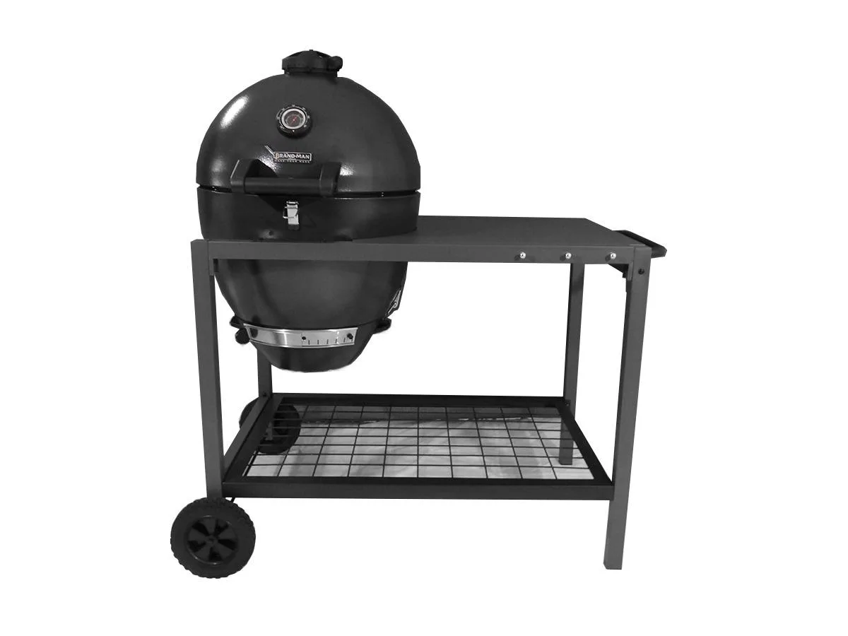 Brand-Man Grills Brand-Man Grills Rodeo Deluxe Steel Kamado 314 sq in with Large Prep Cart — termékfotó