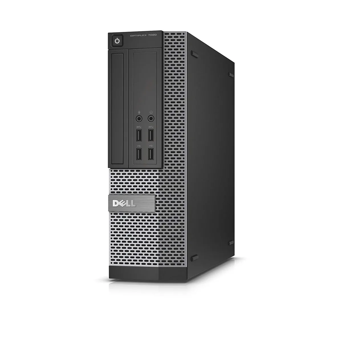 Small black Dell OptiPlex 7020 desktop tower