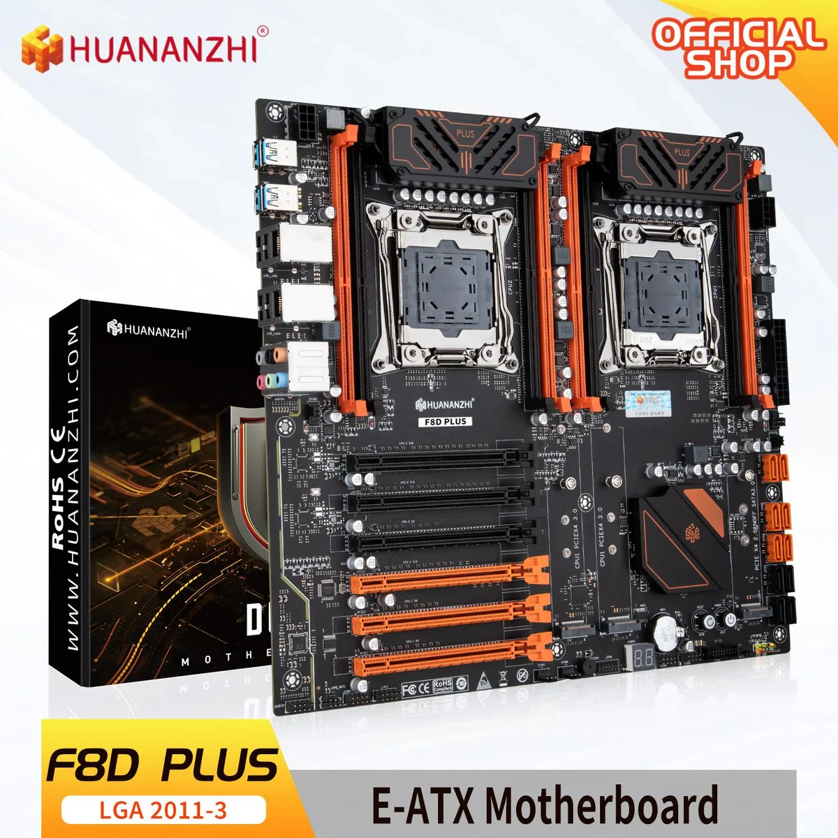 HUANANZHI HUANANZHI X99 F8D PLUS Intel motherboard — product photo