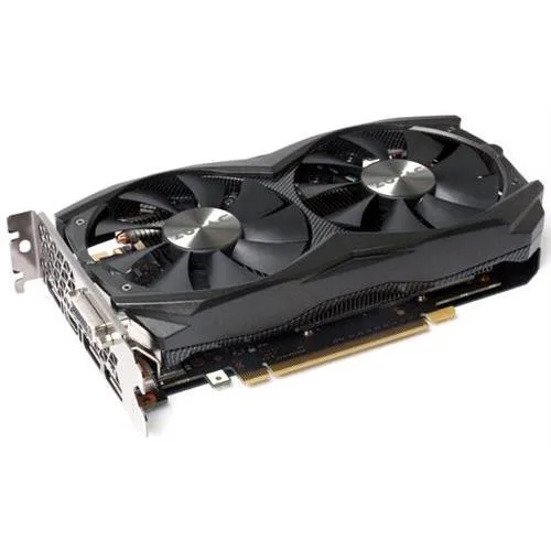 ZOTAC GeForce GTX 960 AMP! Edition graphics card with dual 90mm IceStorm fans, gunmetal ExoArmor shroud and wraparound backplate