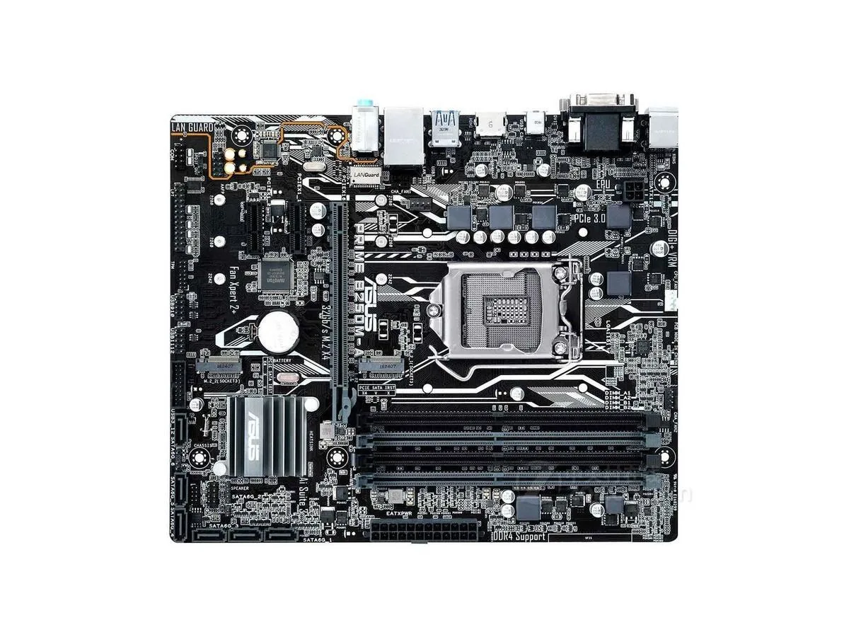 Green Micro ATX motherboard with silver LGA 1151 socket and black DDR4 slots