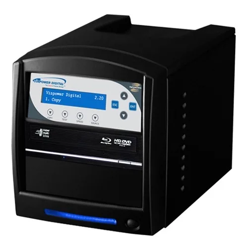 VinPower VinPower SharkNet-1T-BD-BK Blu-ray DVD CD Duplicator 500GB HDD USB 3.0 — vörumynd