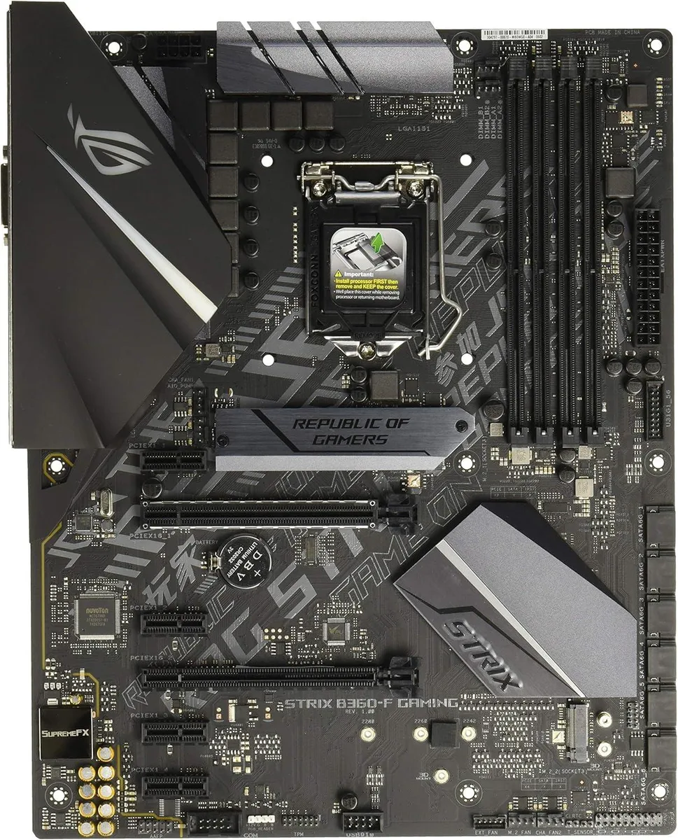 ASUS ASUS ROG Strix H370-F Gaming Intel motherboard — photo du produit