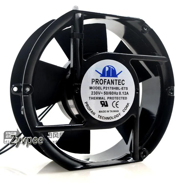 Zyvpee Zyvpee P2175HBL-ETS 170mm 230V AC axial case fan — ภาพสินค้า