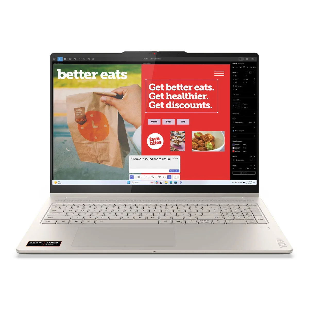 Lenovo Lenovo Yoga 7 2-in-1 Laptop Ryzen AI 5 340 16GB 1TB 16" IPS Touch Glass — fotografija proizvoda