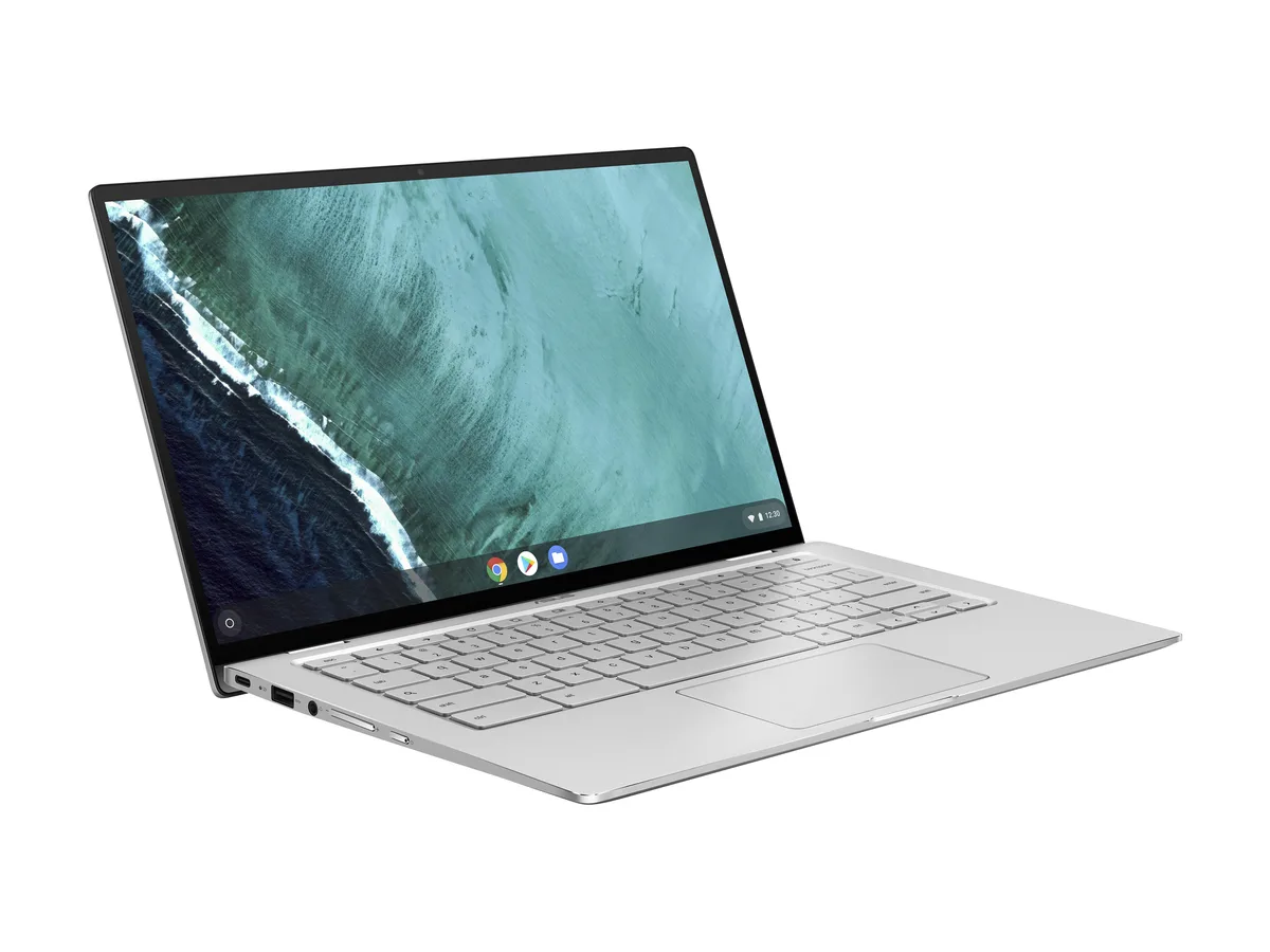 ASUS ASUS Chromebook Flip C434TA-DSM4T 14" FHD Touch 2-in-1 Intel Core m3-8100Y 4 GB 64 GB eMMC Silver — 제품 사진