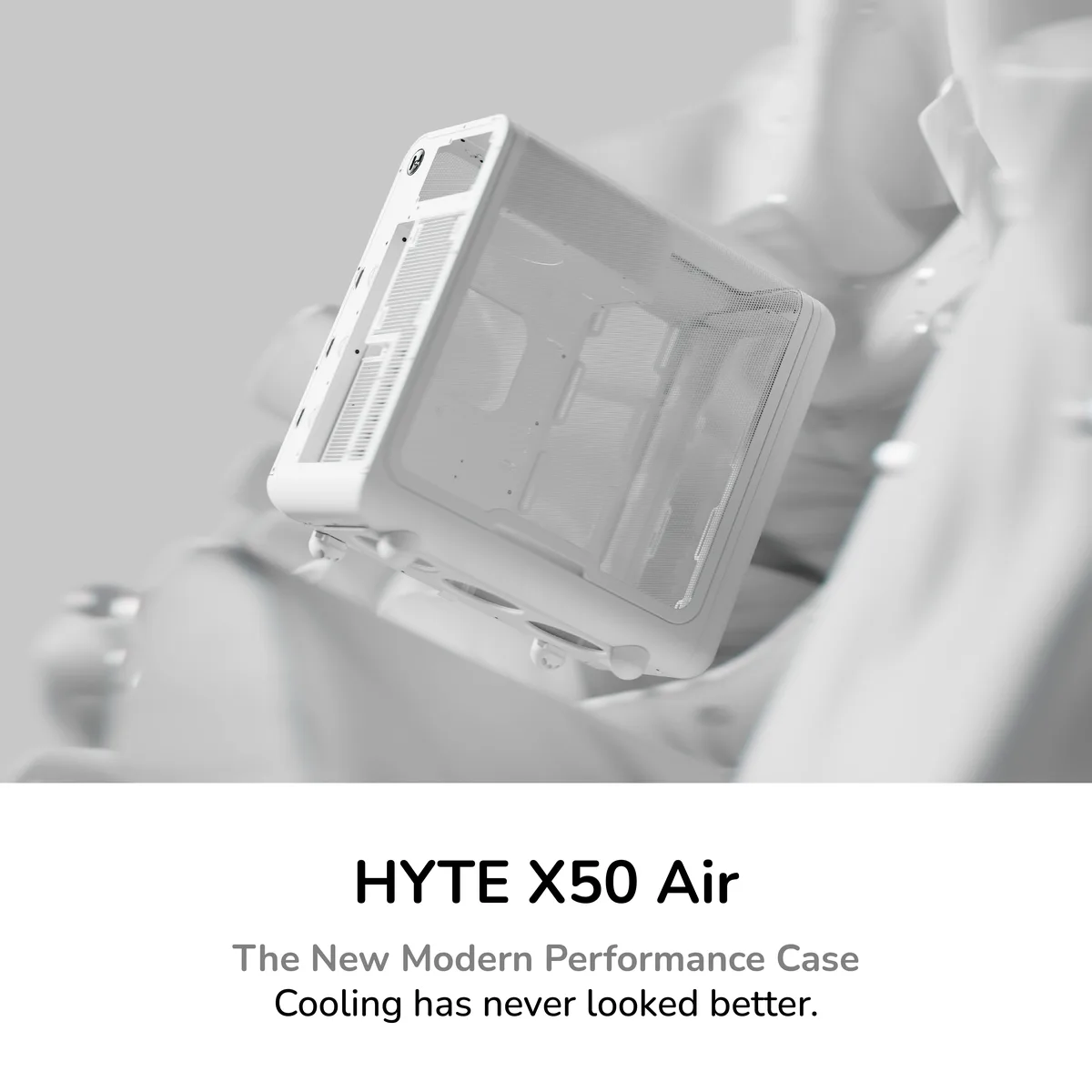 HYTE HYTE CS-HYTE-X50A-WW ATX Mid Tower PC Case White — product photo