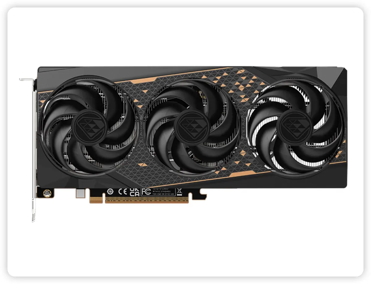 Sapphire Tech Sapphire Tech BLACK DIAMOND Radeon RX 9060 XT 16GB graphics card — Produktfoto