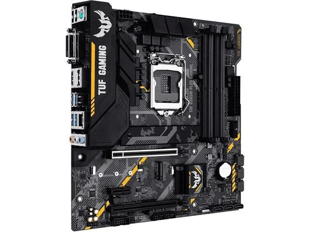 Green Micro ATX motherboard with black heatsinks and silver PCIe slots