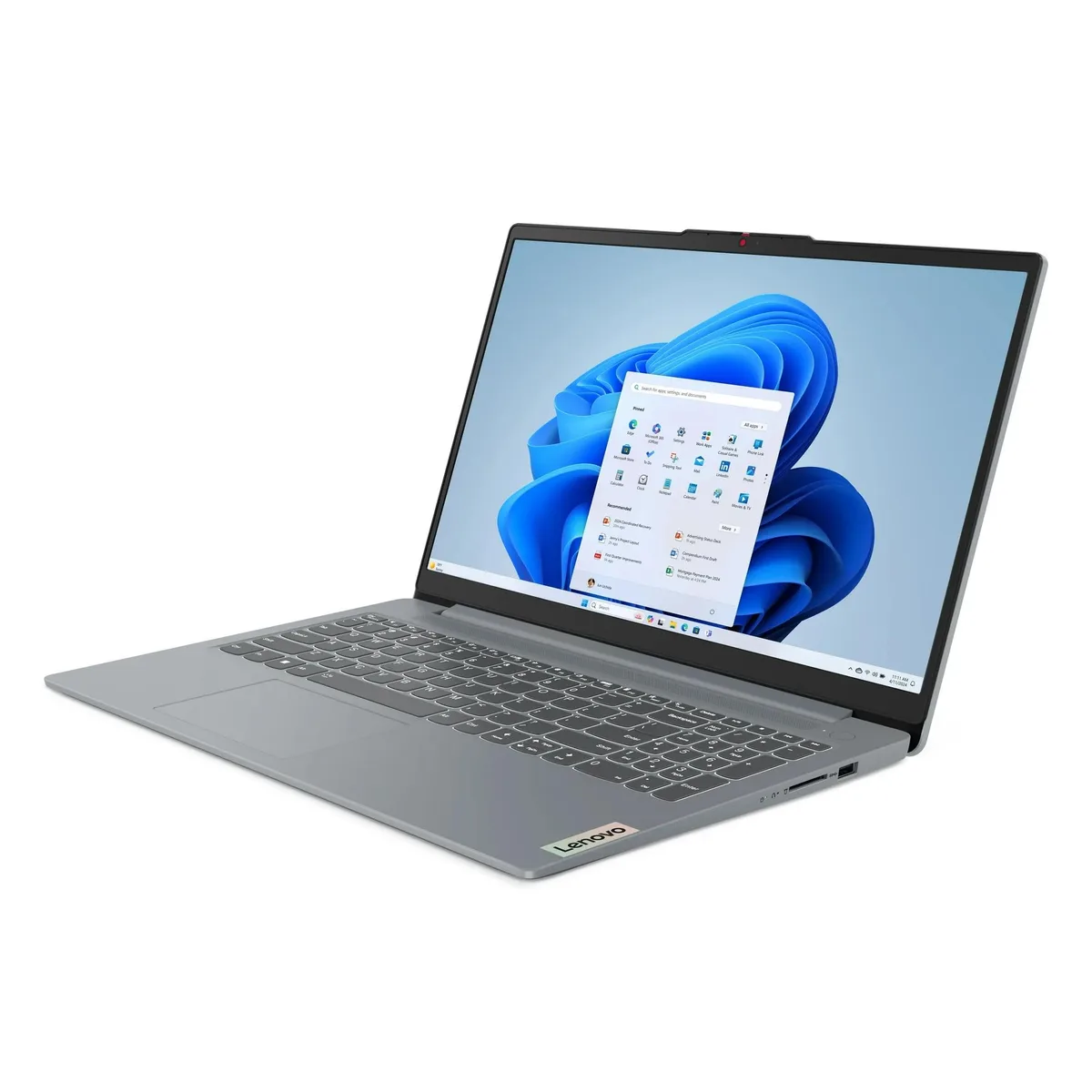 Arctic Grey 15.6 inch slim laptop closed lid