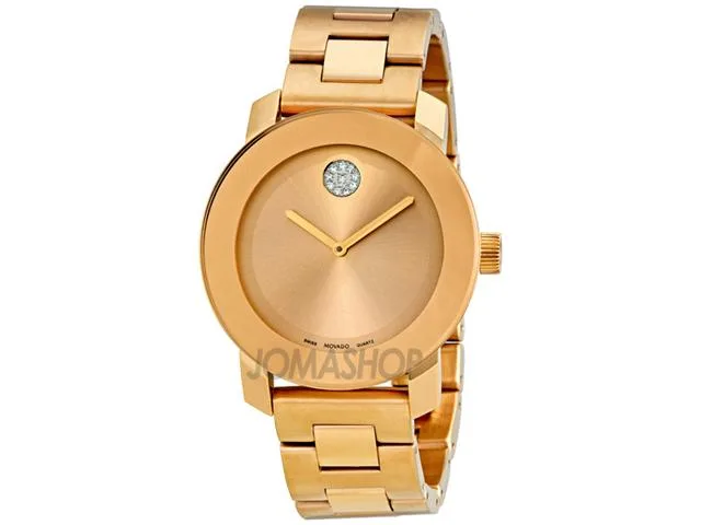 Movado Movado Bold 3600086 Ladies Rose Gold Tone Stainless Steel Watch — product photo
