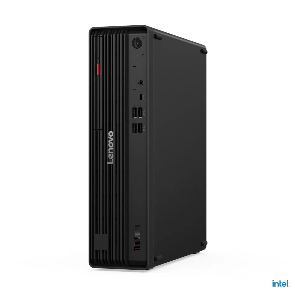Small black desktop tower, compact SFF chassis