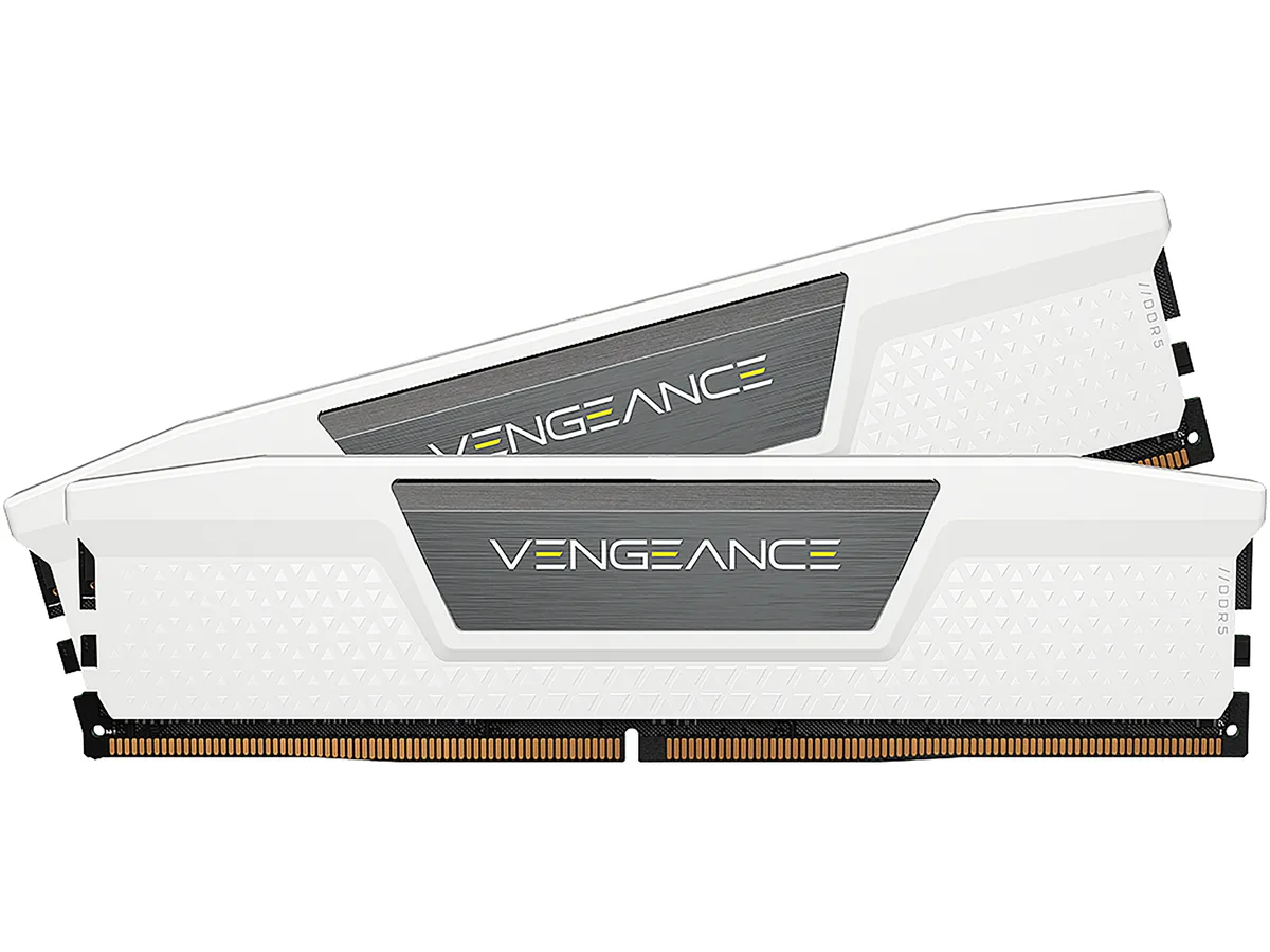 Corsair Corsair CMK32GX5M2D6000C38W Vengeance 32GB (2 x 16GB) DDR5 6000 CL38 desktop RAM — product photo