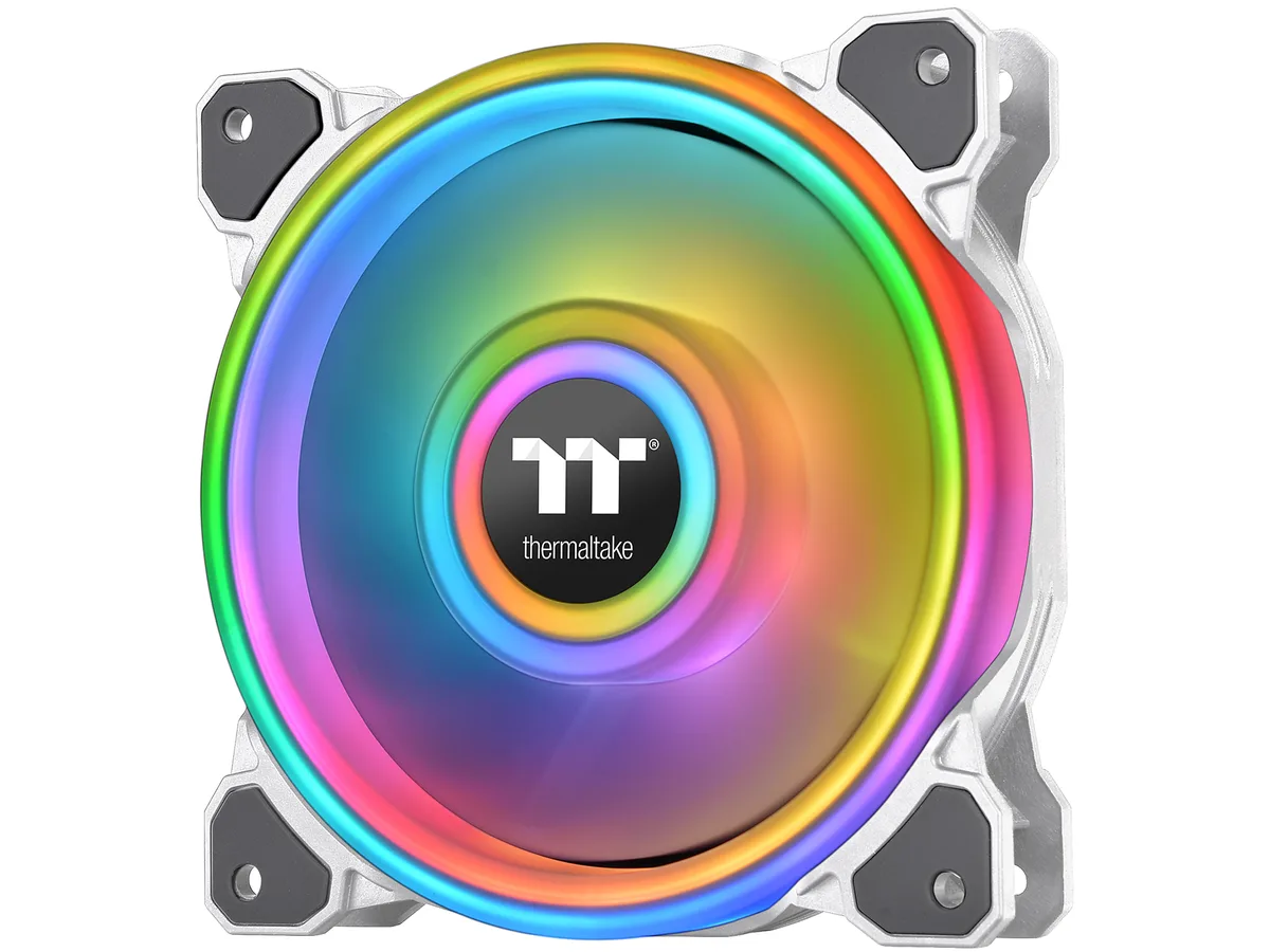 Thermaltake Thermaltake CL-F101-PL14SW-C Riing Quad 140mm RGB case fan — photo du produit
