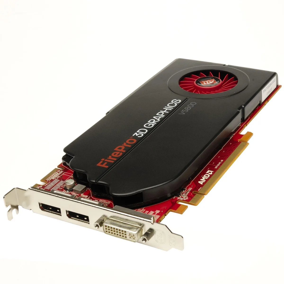 AMD AMD ATI FirePro V5800 1GB GDDR5 workstation graphics card — Produktfoto