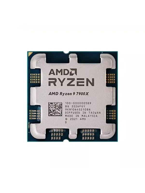 AMD AMD Ryzen 9 7900X 12-Core 4.7 GHz Socket AM5 Desktop Processor (100-100000589WOF) — photo du produit