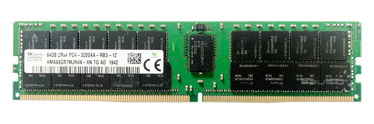 SK hynix SK hynix HMAA8GR7MJR4N-XN 64GB DDR4-3200 ECC Registered RDIMM server RAM — fotografia produktu