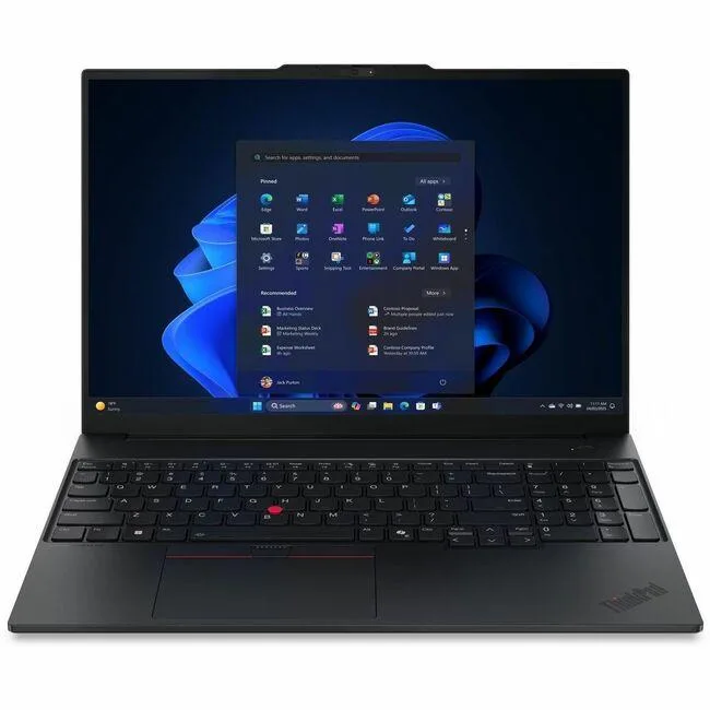Lenovo Lenovo ThinkPad E16 Gen 3 21SR0036US laptop Core Ultra 7 255H 16 GB 512 GB SSD — photo du produit