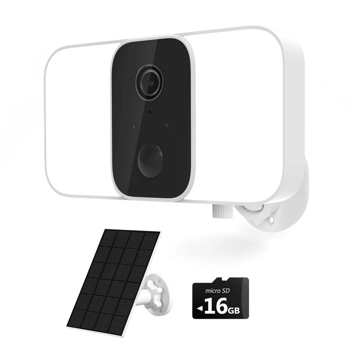 Z-EDGE Z-EDGE SL01 Wireless Floodlight 1080P Network Camera with Solar Panel — product photo