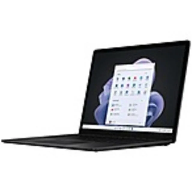 Matte black 13.5 inch touchscreen laptop closed view