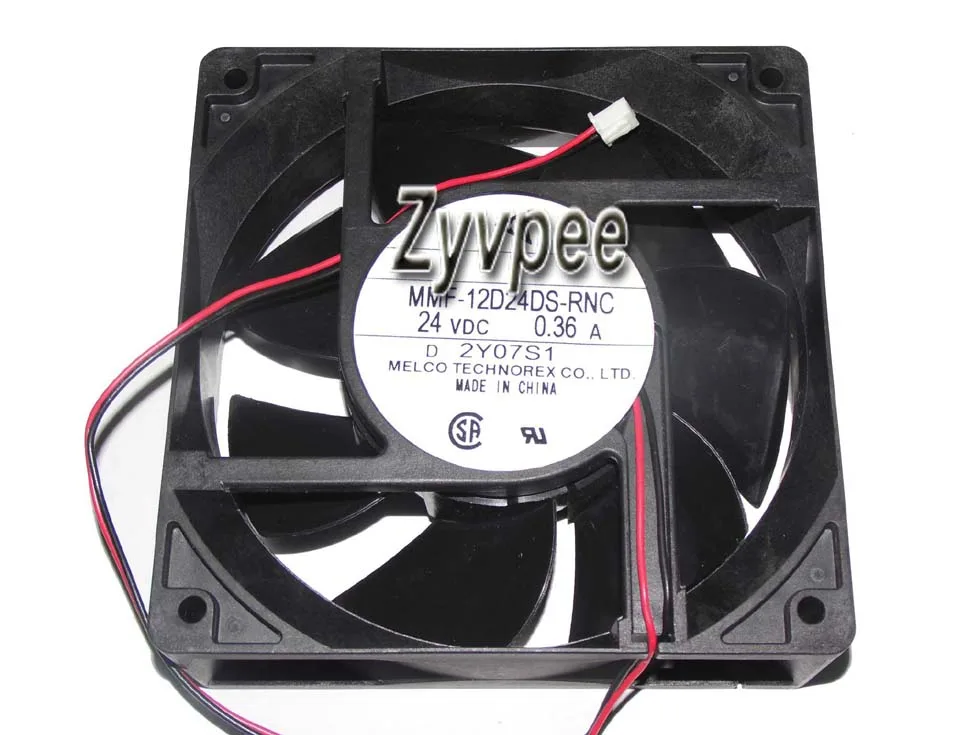 Zyvpee Zyvpee MMF-12D24DS-RNC 120mm 38mm 24V .36A 2-pin case fan — صورة المنتج