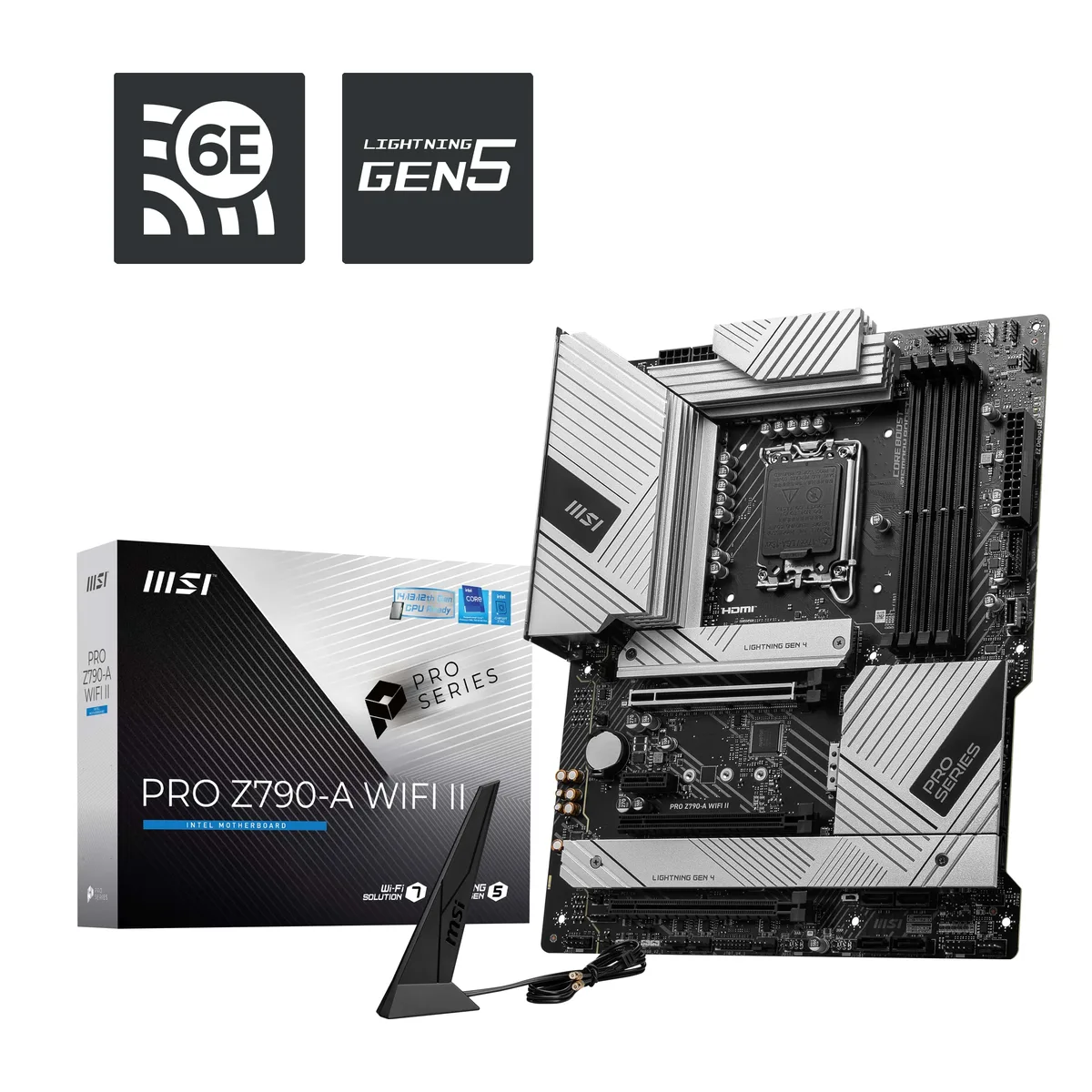 MSI MSI PRO Z790-A WIFI II Intel motherboard — product photo