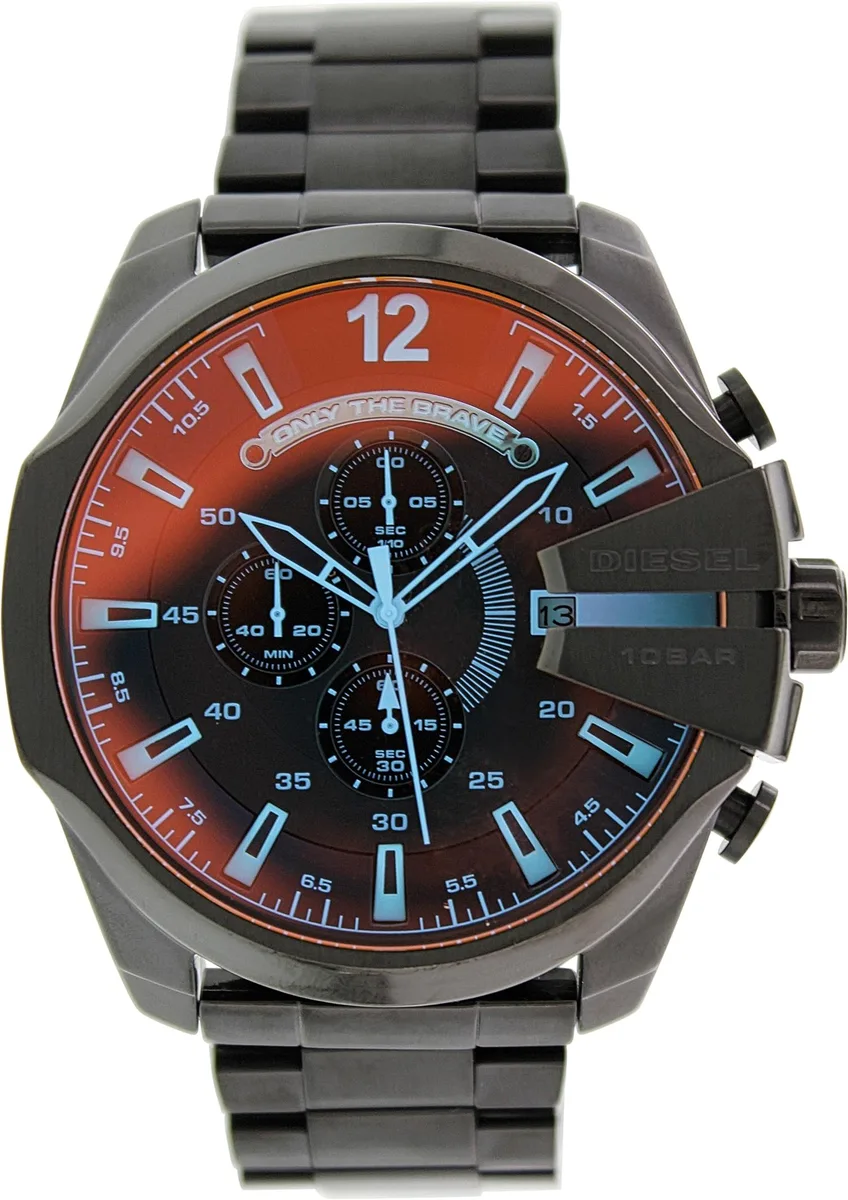 Diesel Diesel DZ4318 Mega Chief Black Ion-plated Stainless Steel Watch — product photo