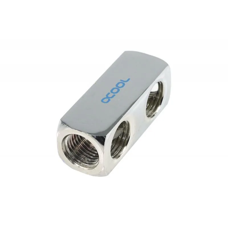 Alphacool Alphacool G1/4 5-Way Connection Terminal Chrome 17026 — termékfotó