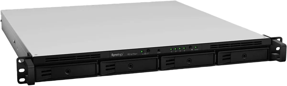 Synology Inc. Synology Inc. RS1619xs+ 4-bay rackmount NAS 8GB DDR4 — ürün fotoğrafı