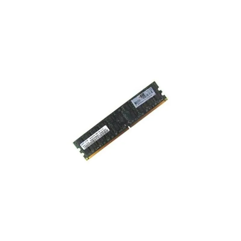 Green 240-pin DDR2 server memory module with black chips